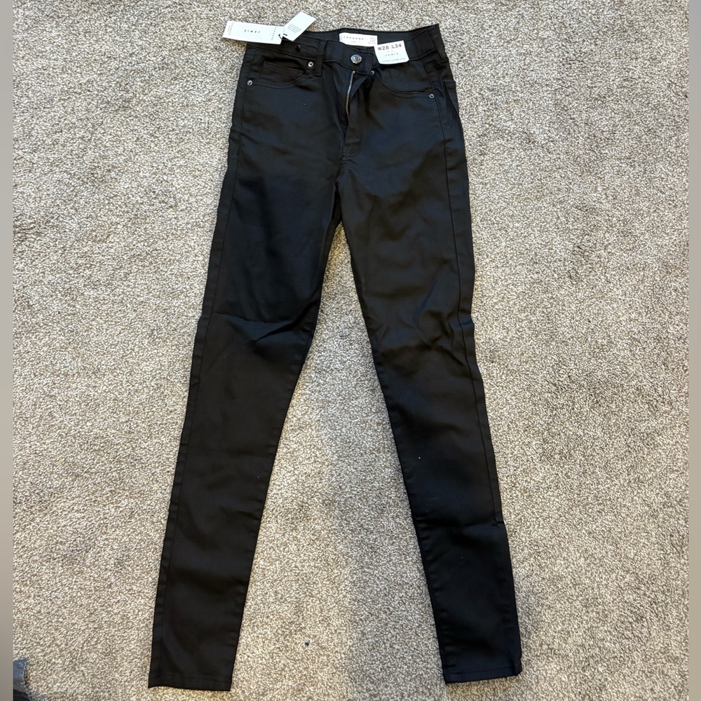 Topshop Jamie Dark Denim Pants